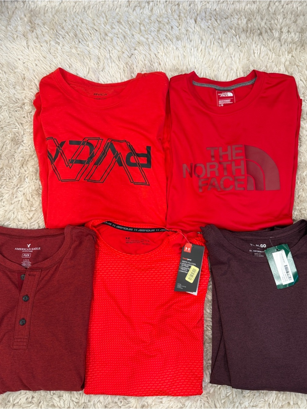 LOT RVCA North Face Under Armour AE Mens Large
